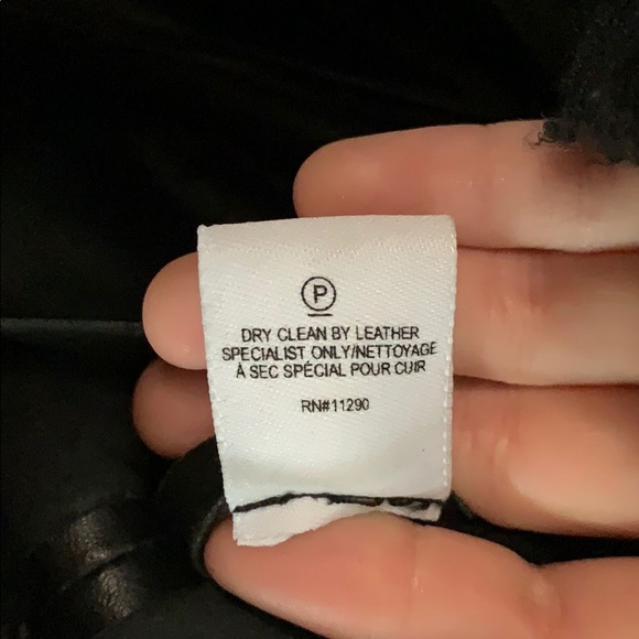 Derek Lam 10 Crosby black real leather suede dress - Picture 12 of 14